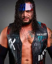 TNA Rebellion 2026 Mike Santana The Illest Black Leather Vest