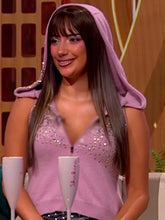 Love Island UK Aftersun Shakira Khan Pink Embellished Hoodie