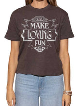 The Valley Kristen Doute Black Graphic Tee shirt