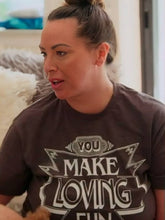 The Valley Kristen Doute Black Graphic Tee shirt