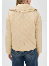 Jasmine Roth Roast My Rental S01 2026 Beige Ruffled Collar Quilted Jacket