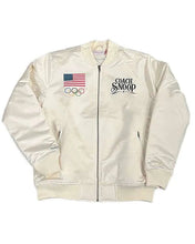 Snoop Dogg Team USA White Jacket with ribbed collar
