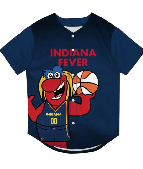 Indiana Fever Freddy graphic baseball jersey