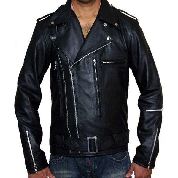 Terminator 2 Judgment Day Arnold Schwarzenegger Leather Jacket
