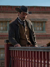 That Dirty Black Bag Dominic Cooper Brown Wool Coat