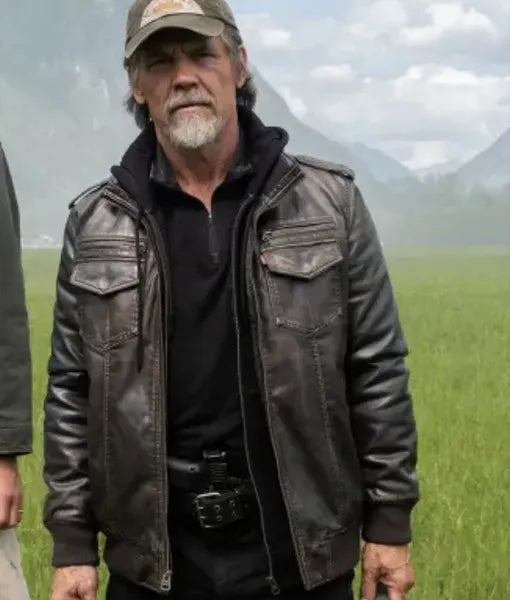The Dog Stars 2026 Josh Brolin Bomber Leather Jacket