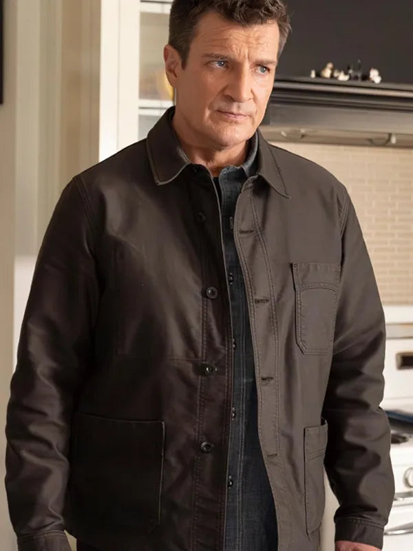 The Rookie S08 John Nolan Brown Jacket