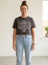 The Valley Kristen Doute Black Graphic Tee shirt