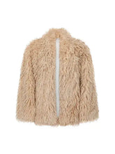The Voice S27 LeAnn Rimes Beige Fur Jacket