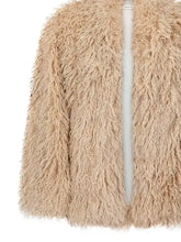 The Voice S27 LeAnn Rimes Beige Fur Jacket