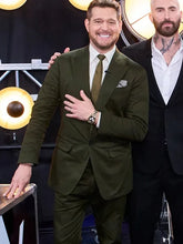 The Voice S27 Michael Buble Green Suit