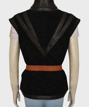 The Witcher S03 Yennefer Black Leather Vest