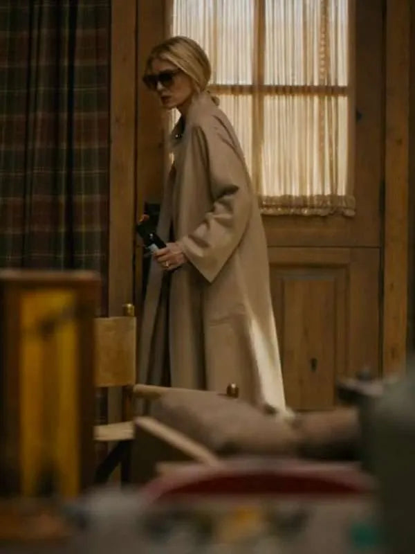Michelle Pfeiffer Stacy Clyburn Beige Wool Coat