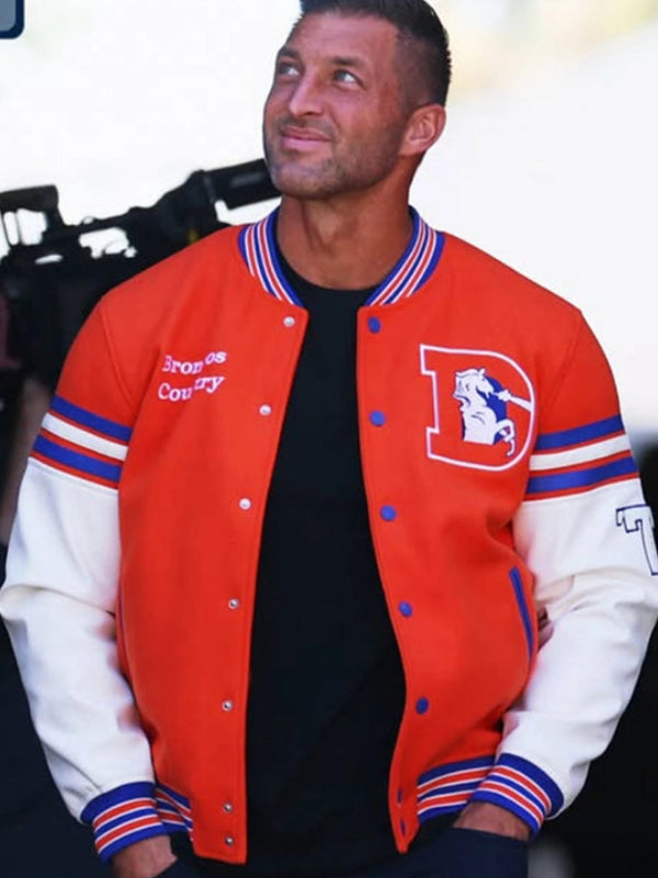 Tim Tebow 2026 Denver Broncos Varsity Jacket