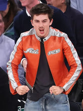 Timothée Chalamet Avirex Orange Leather Jacket