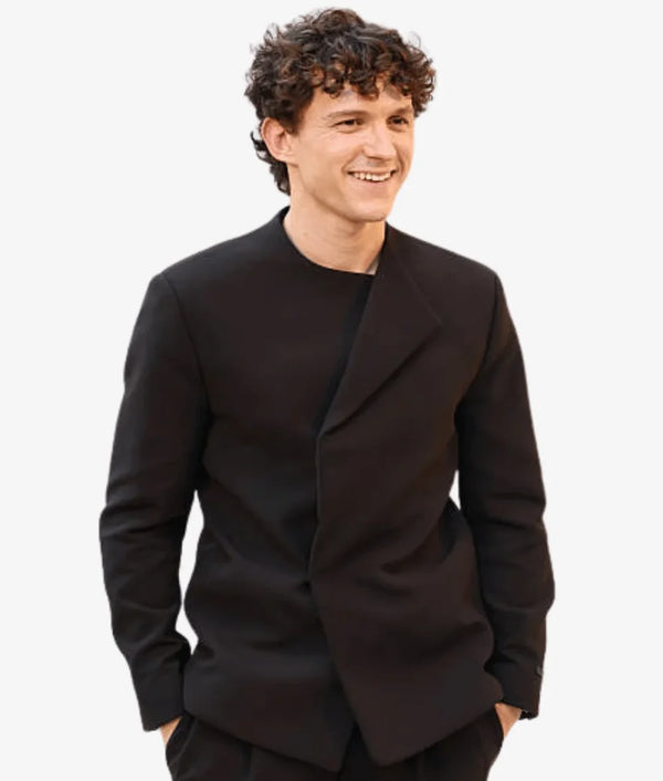 Tom-Holland-Black-Blazer