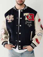 True Religion Letterman Jacket