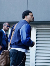 Caleb Williams Tunnel Blue Varsity Jacket