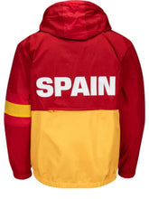 Men's Spain football front zip training top