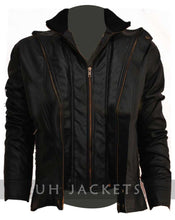 Classic Rider New Men's Double Zipper Motorcycle Biker Leather Jacket