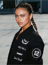 Bianca Bustamante Team Pirelli Black Bomber Jacket