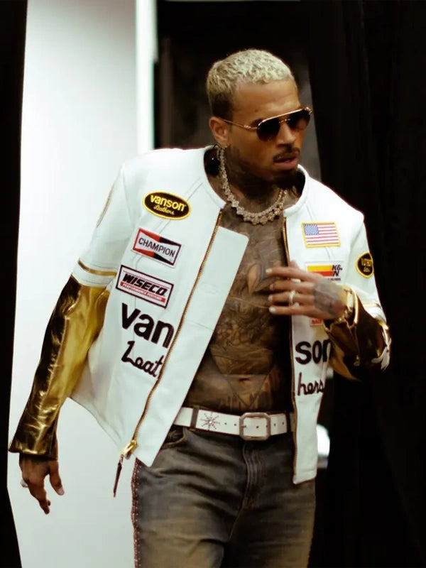 Vanson Leathers X Chris Brown Jacket