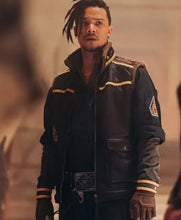 Brown Doctor Who S13 Vinder Leather Vest for cosplay