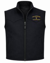 Mens Black Quilted Parachute Vest Waistcoat with stand collar