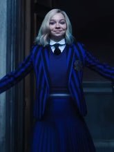 Wednesday Emma Myers Blue Blazer