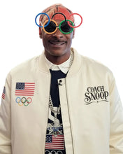 Snoop Dogg Team USA White Jacket front zipper design
