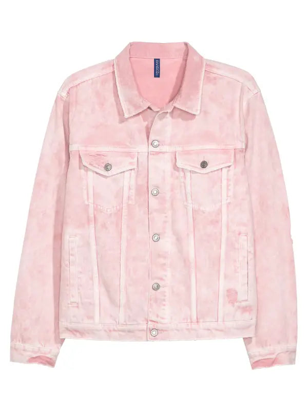 Women's Light Pink Trucker Jacket