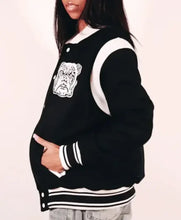 Yale University Varsity Jacket | Black & White Wool Letterman Jacket