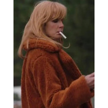 Yellowstone Beth Dutton orange Fur Coat