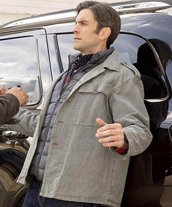 Yellowstone Jamie Dutton Grey Jacket