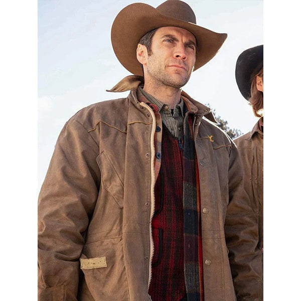 Yellowstone Wes Bentley Cotton Jacket