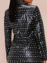 The Voice S28 Yoshihanna Embellished Leather Blazer