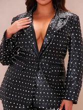 The Voice S28 Yoshihanna Embellished Leather Blazer