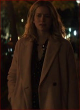 You Guinevere Beck Pale Pink Long Trench Coat