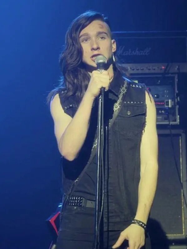 Adrian Greensmith Metal Lords Black Vest