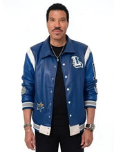 American Idol Lionel Richie Blue Varsity Jacket