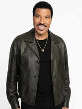 American Idol Lionel Richie Black Leather Jacket