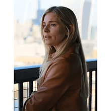 Anatomy of a Scandal Brown Leather Jacket