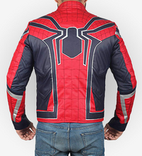 Avengers Infinity War Spiderman Costume Leather Jacket