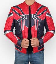 Avengers Infinity War Spiderman Costume Leather Jacket