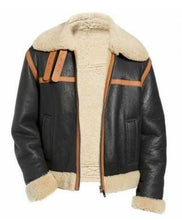 B-3 Bomber Reversible Genuine Shearling Leather Jacket