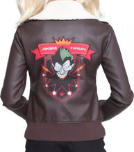 Bombshell Harley Quinn Black Leather Jacket
