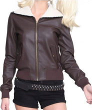 Bombshell Harley Quinn Black Leather Jacket