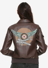Brie Larson Captain Marvel Aviator Brown Bomber Leather Jacket