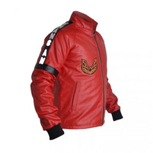 Smokey and the Bandit Burt Reynolds Red Leather Bomber Jacket