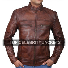 Cafe Racer Vintage Brown Jacket